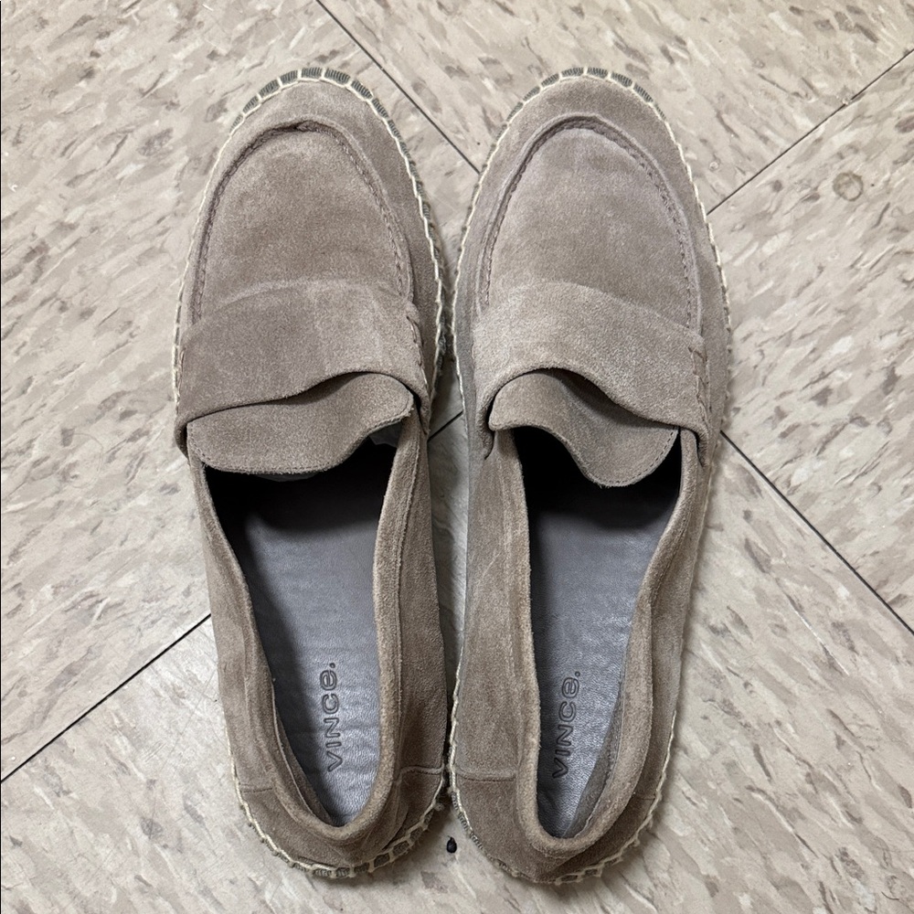Vince Women’s Suede Loafers - Gray - Picture 4 of 4
